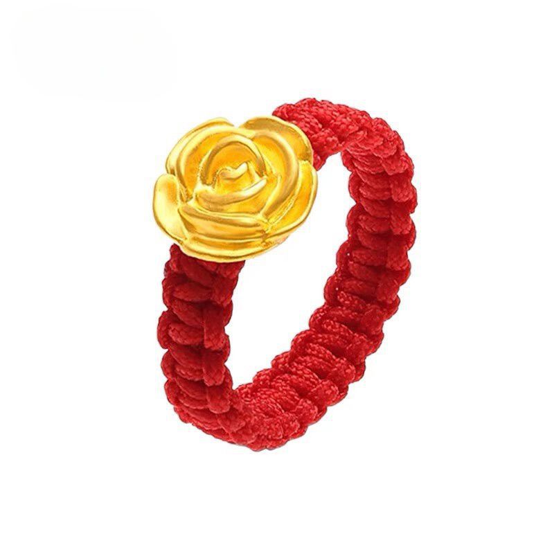 Adjustable Woven Simple Temperament Couple Gift Rings