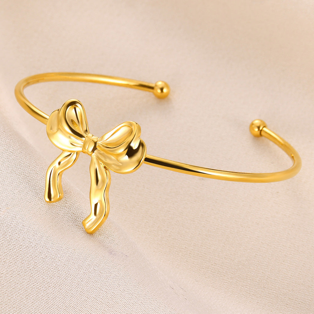 Adjustable Stainless Female Exaggerated High Sense Bracelet