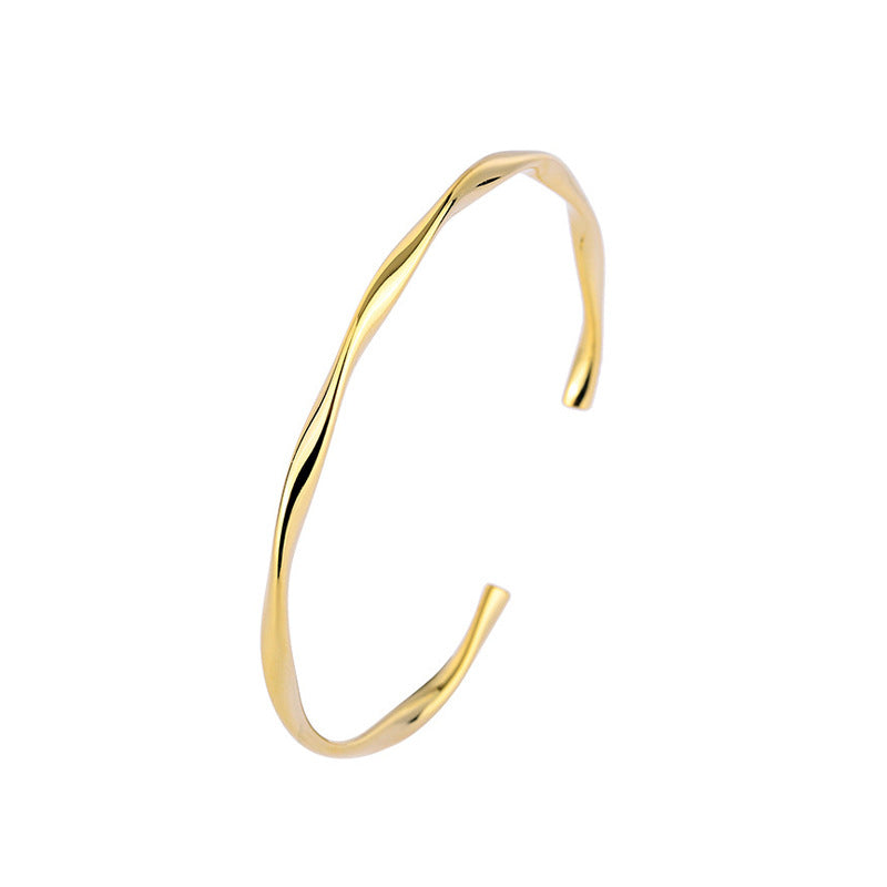 Korean Style Mobius Artistic Design Light Simple Elegant Glossy Bracelets
