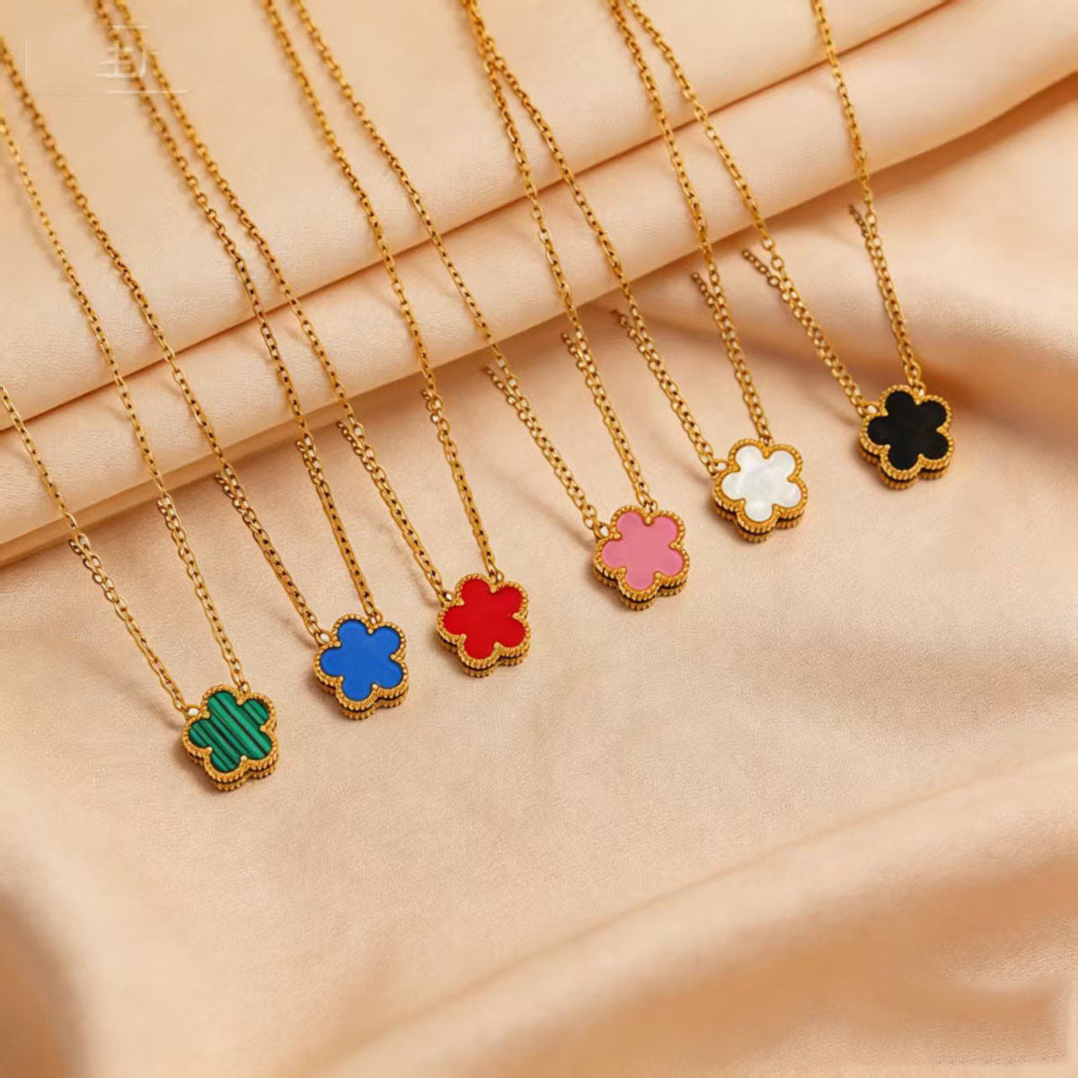 Women's Double-sided Parthenocissus Grass Light Luxury High-grade Simple Niche Necklaces