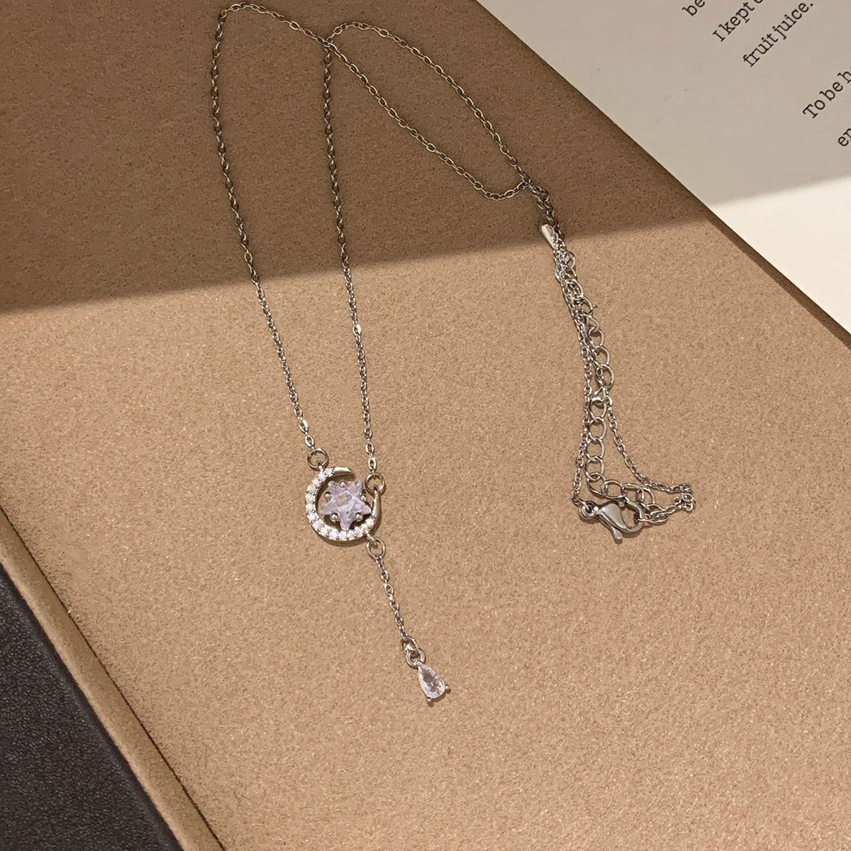 Women's Star Moon Asterism Zircon High-grade Sense Niche Fashion Necklaces