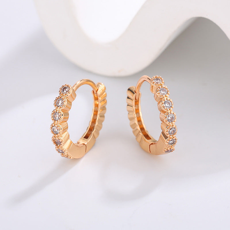 Women's High-grade Night Market Style Graceful Ear Clips Rings