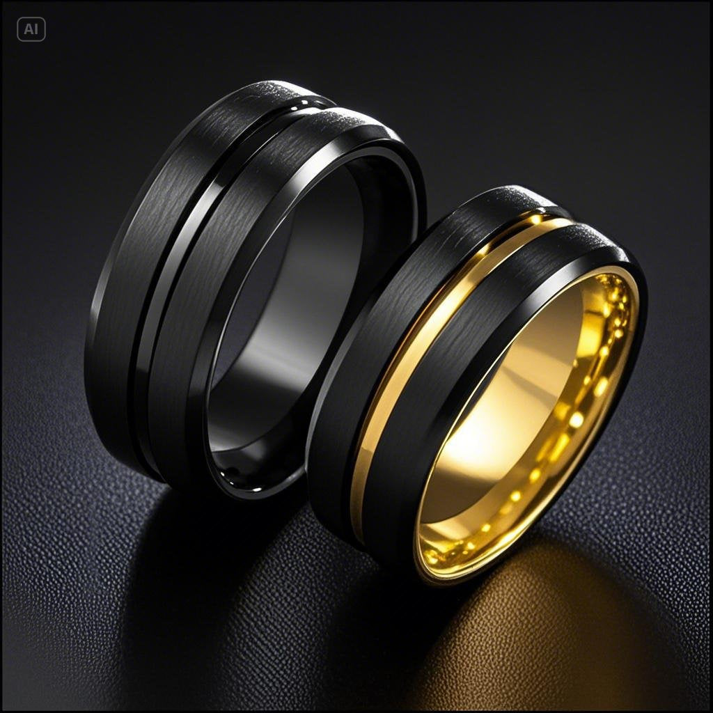 Men's Hip Hop Fashion Rotating Cold Niche Ring