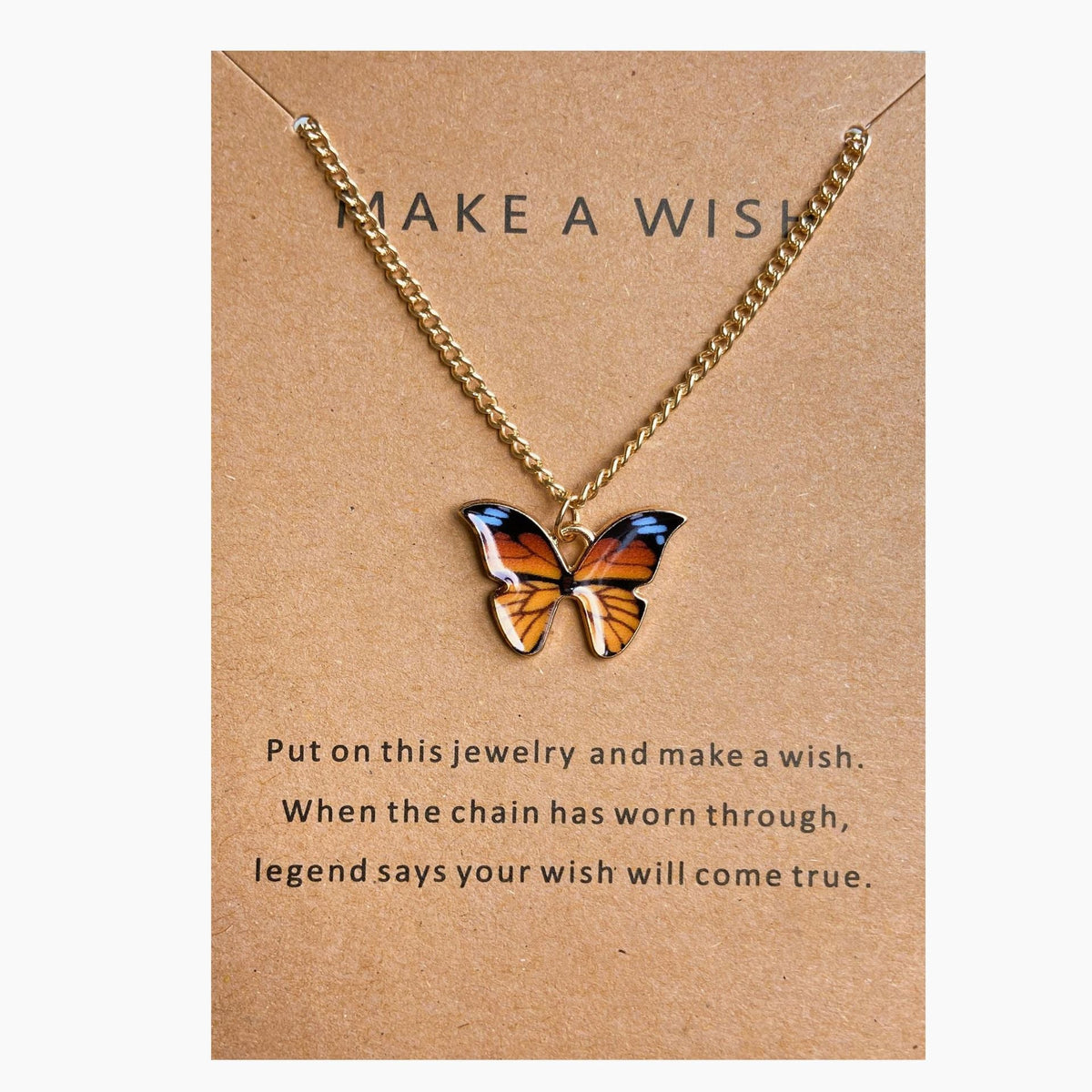 Bohemian Alloy Butterfly Design Clavicle Chain Necklaces