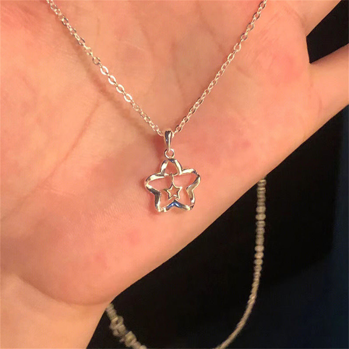 Lucky Star Female Niche Temperament Entry Lux Necklace