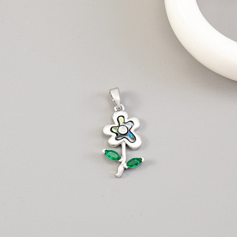 Color Retaining Fritillary Baroque Colorful Clover Pendant