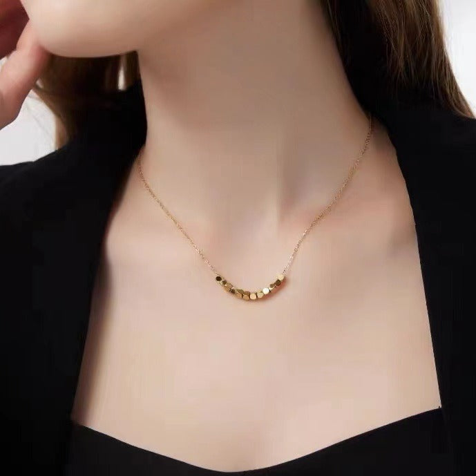 Women's Si Lin Small Square For Light Luxury Minority High-grade Retro Necklaces