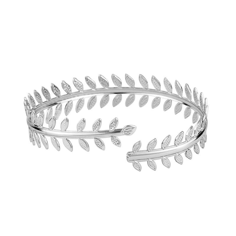 Geometric Metal Armband Exaggerated Personalized Leaf Bracelet