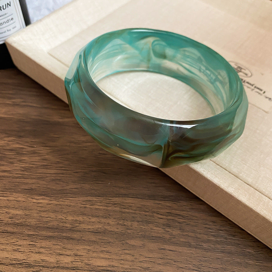 Acrylic Glossy Blooming Korean Style Simple Light Luxury Bracelet