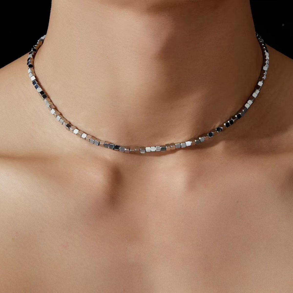 Women's & Men's Steel No Fading Broken Sier Cold Style Design Hip Hop Necklaces