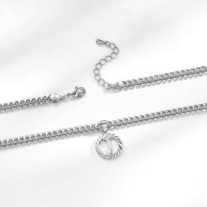 Men's Style White Gold Color Cuban Link Chain Necklaces