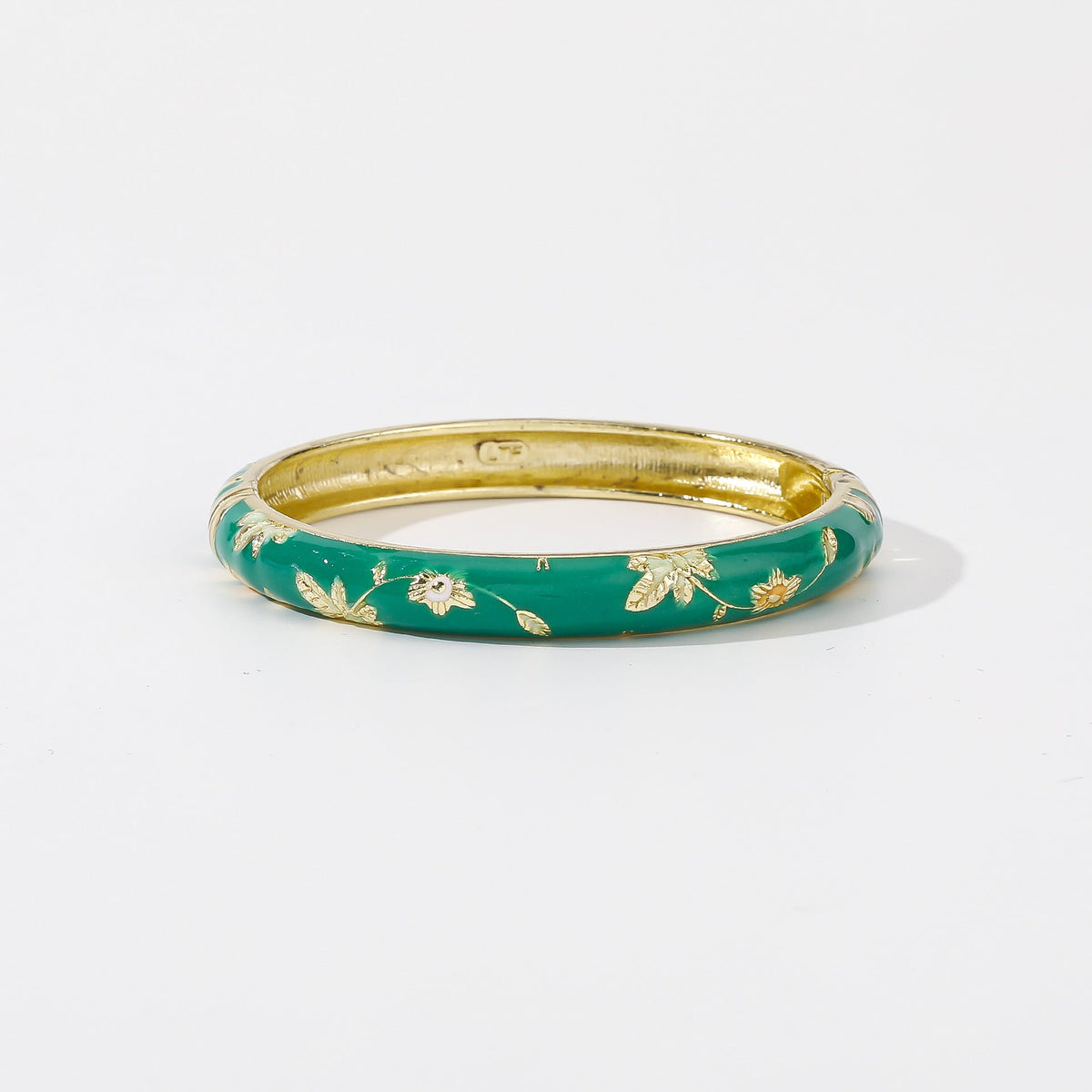 Old Zinc Alloy Imperial Palace Tourist Souvenir Enamel Bracelets