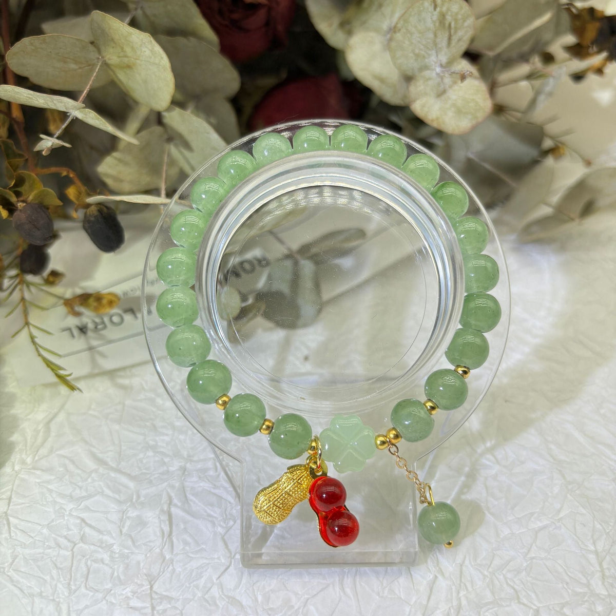 Women's Jade Hare Blessing Card Design Good-looking Girlfriends Antique Gift Bracelet