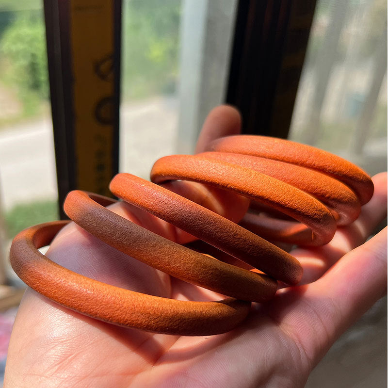 Saddle Leather Vintage Life First Layer Raise Bracelet