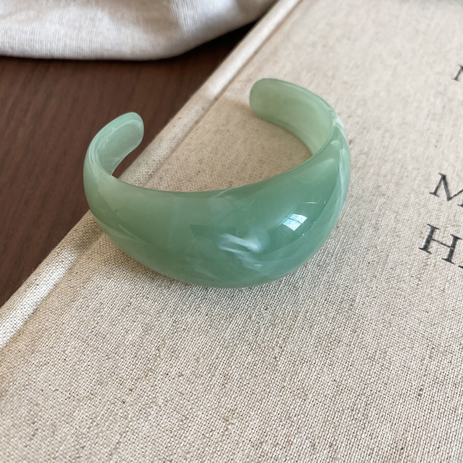 Acrylic Glossy Blooming Korean Style Simple Light Luxury Bracelet