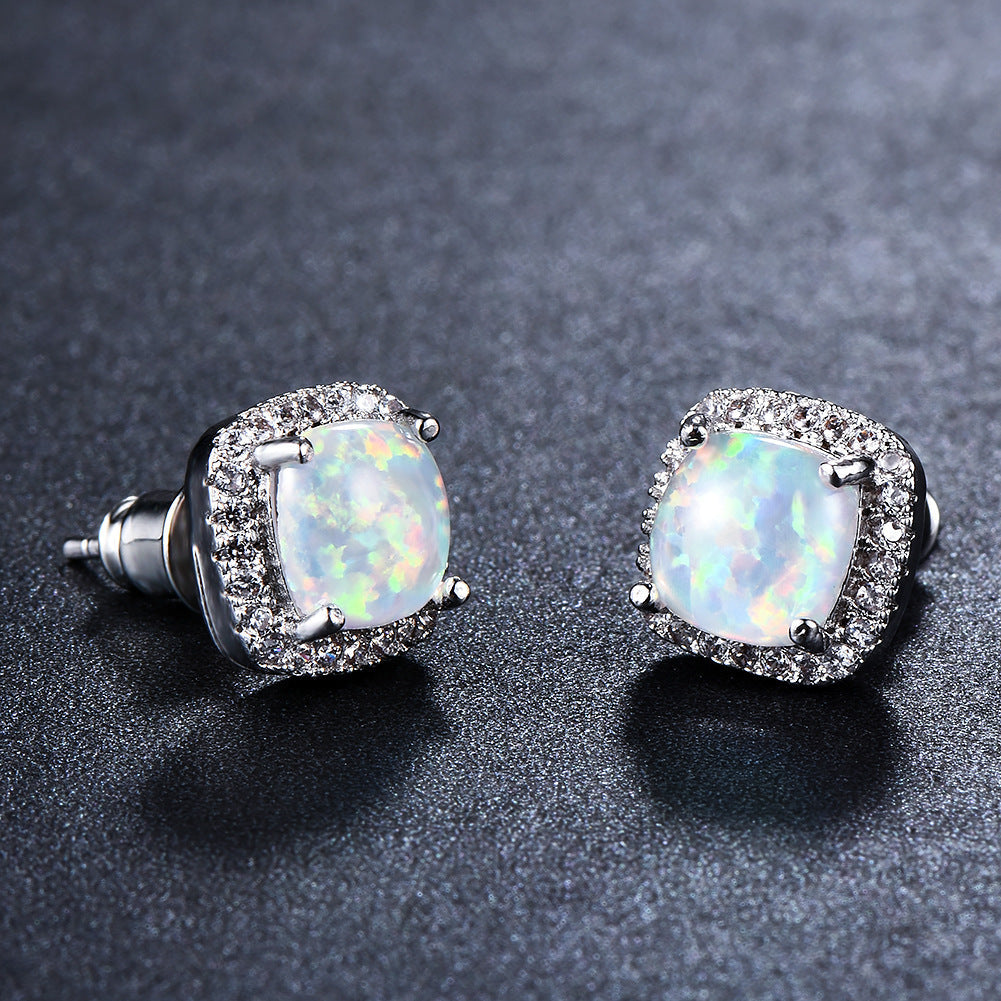 Korean Style Fashion Ear Clips Diamond Full Rhinestone Zircon Earrings