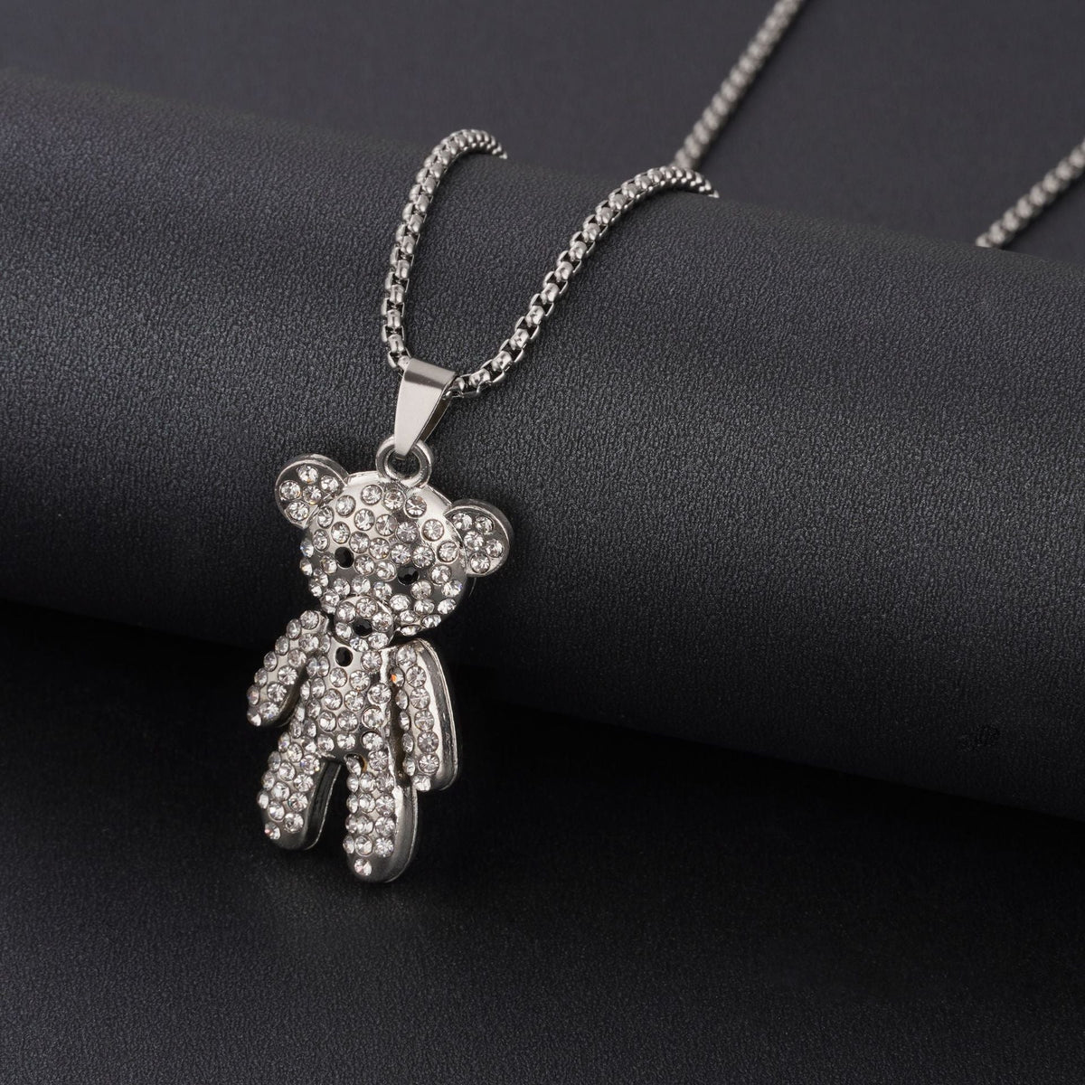 Women's & Men's Steel Hip Hop Fashion Catwalk Sweater Necklaces