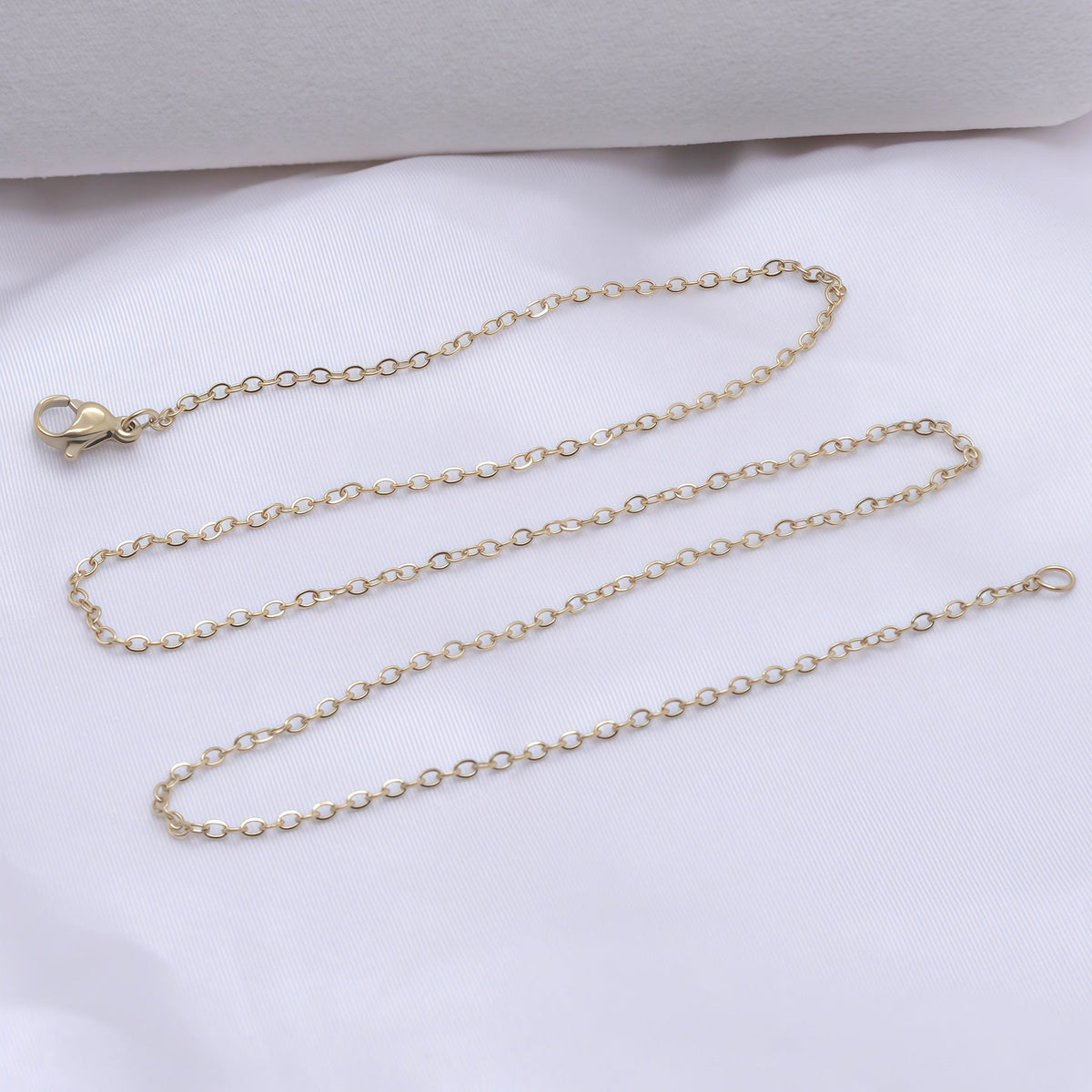 Korean Style Simple Cross Chain Clavicle Unisex Vacuum Necklaces