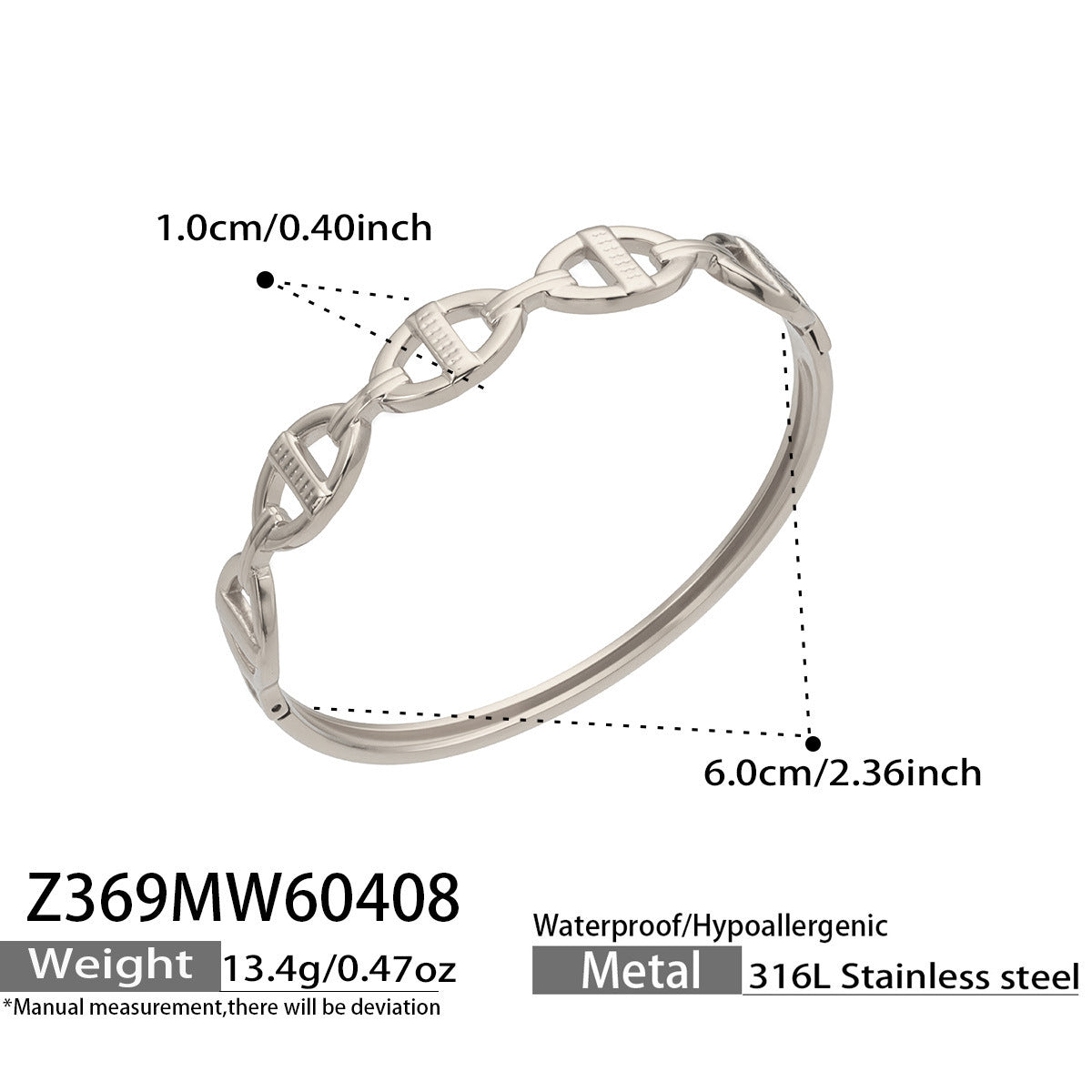 Women's Light Luxury High-grade Stainless Steel Gold Pig Bracelet