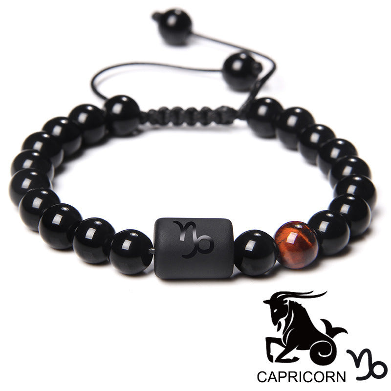 Women's & Men's Twee Constellation Woven Stone Beaded Adjustable Bracelet