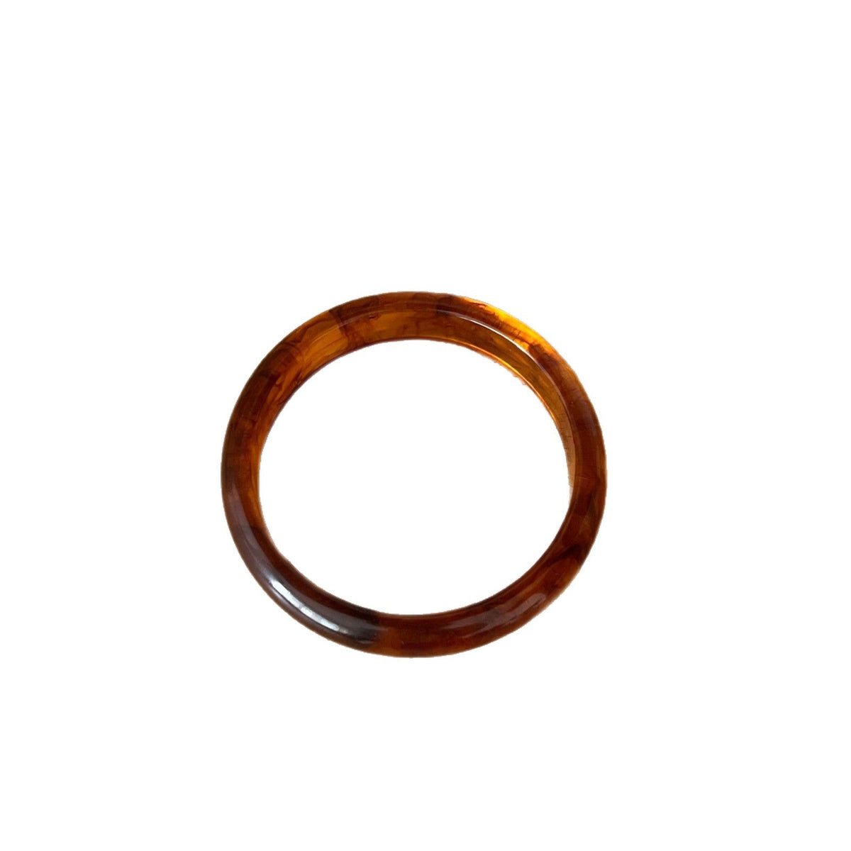 Fashion Trend Niche Round Resin Retro Blooming Bracelet
