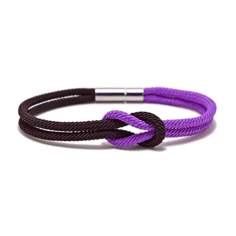 Zhang Support Color Truelove Knot Milan Rope Carrying Strap Bracelet