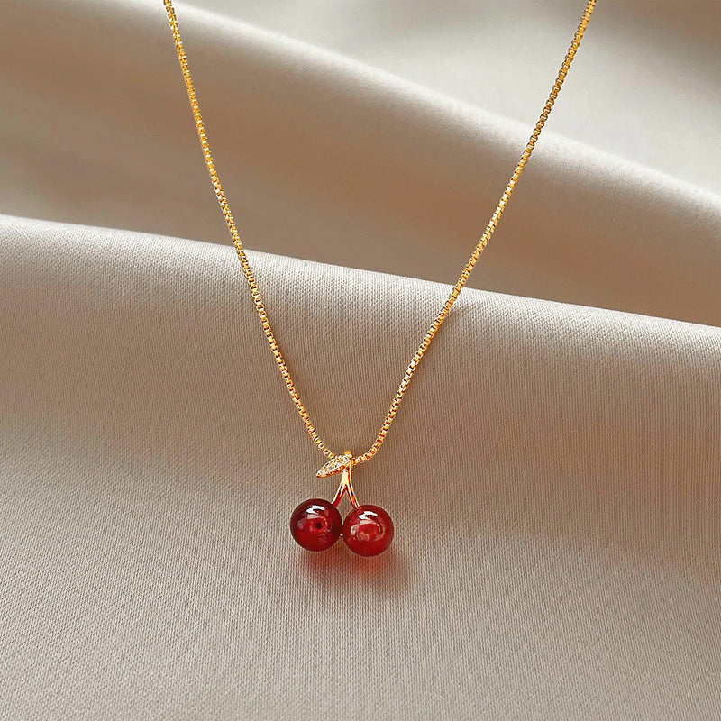 Cherry Simple Compact Temperament Wild Style Earrings