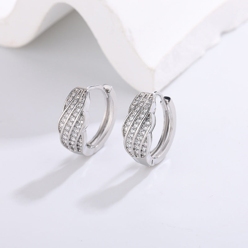 Women's High-grade Night Market Style Graceful Ear Clips Rings