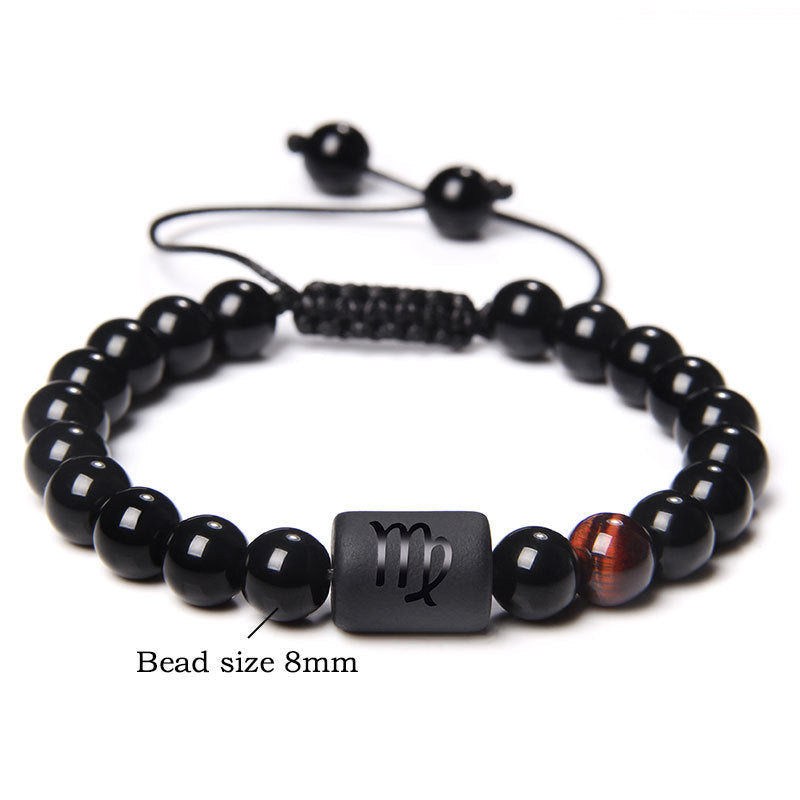 Women's & Men's Twee Constellation Woven Stone Beaded Adjustable Bracelet