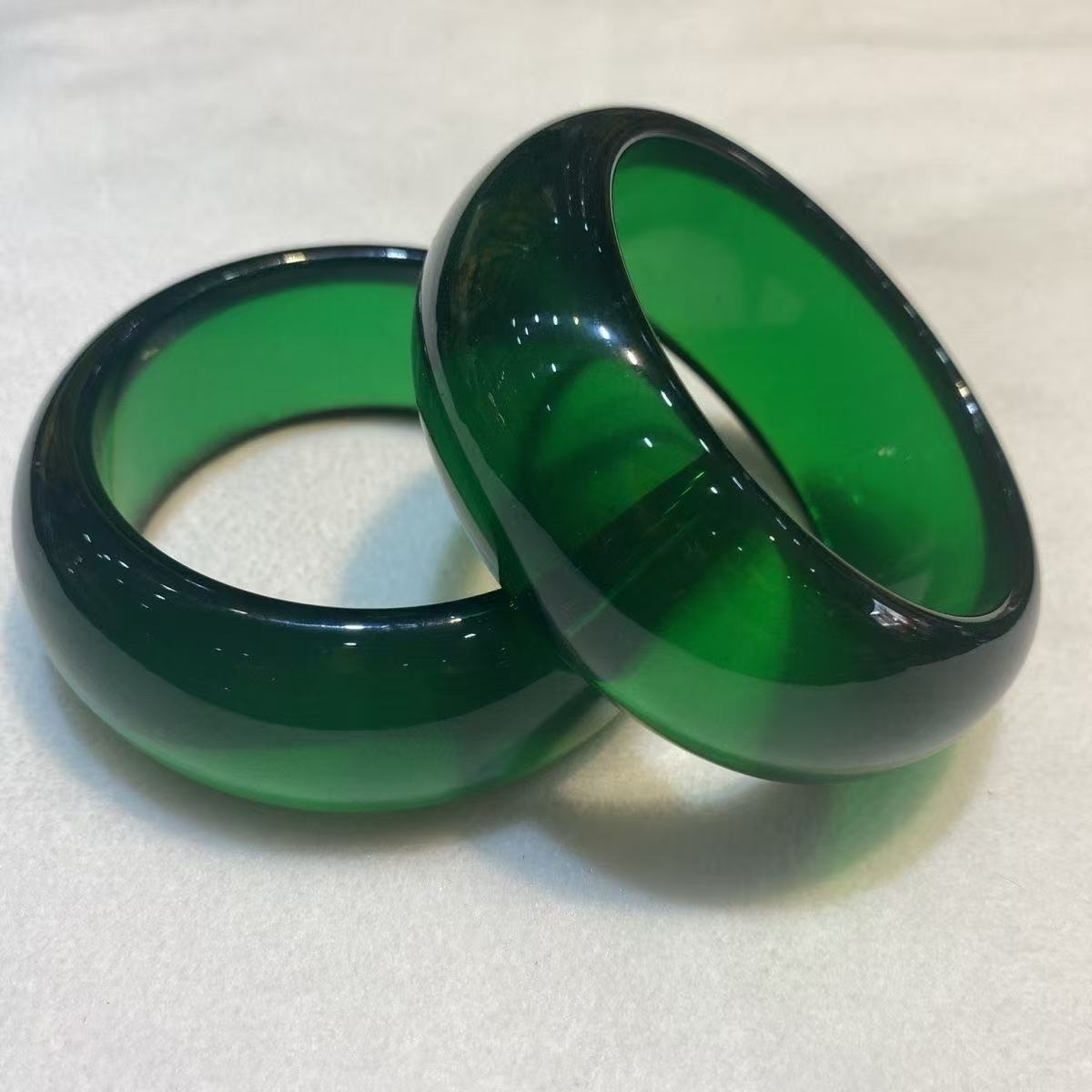 Sale Chinese Jade Ebony Cinnabar Ceramic Scenic Spot Bracelet