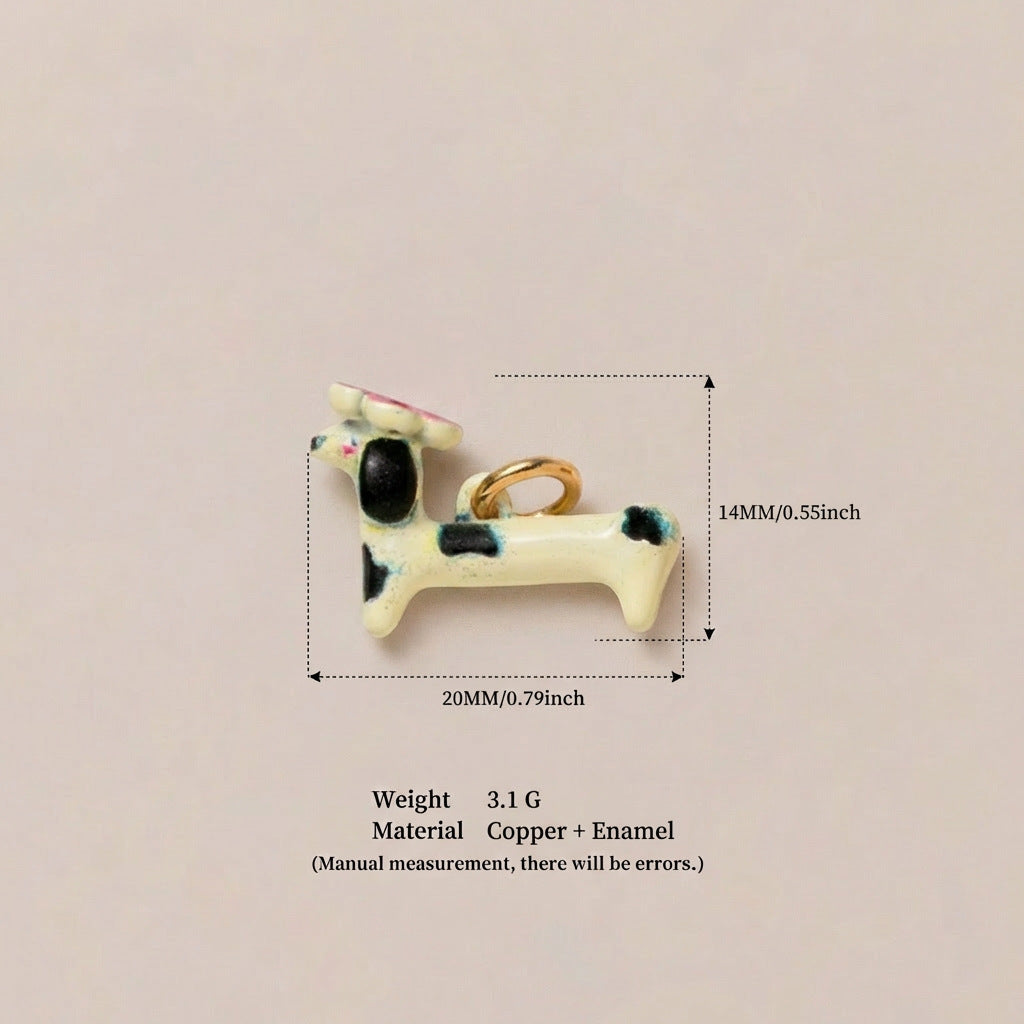 Unique Design Puppy Diversified Exquisite Details Highlight Stylish Textured Pendant