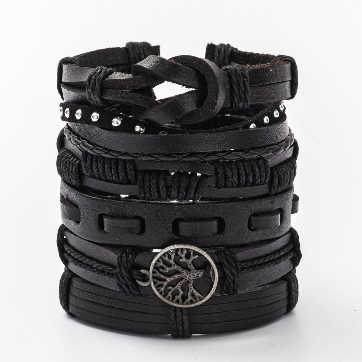 Retro Alloy Leather Fashionable Ethnic Style Wax Bracelets