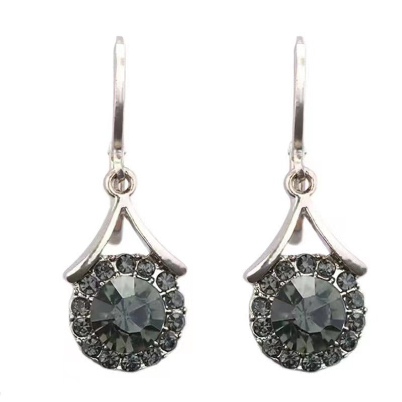 Women's Buckle Large Diamond Fashion Design Sense Earrings
