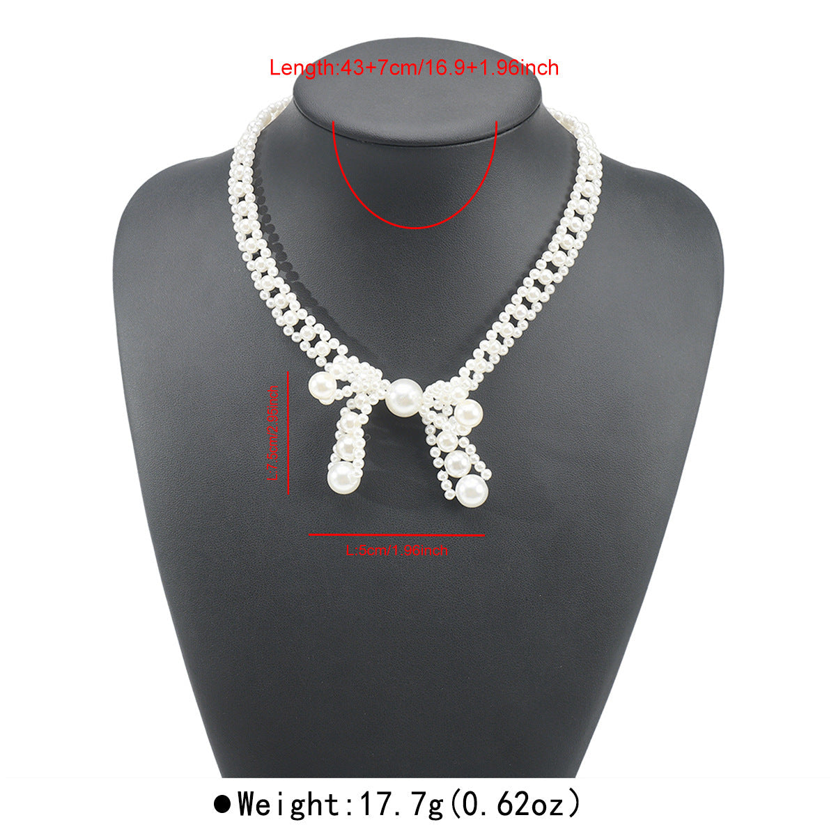 Women's Elegant Retro Fashion Exaggerated Pearl Geometric Necklaces