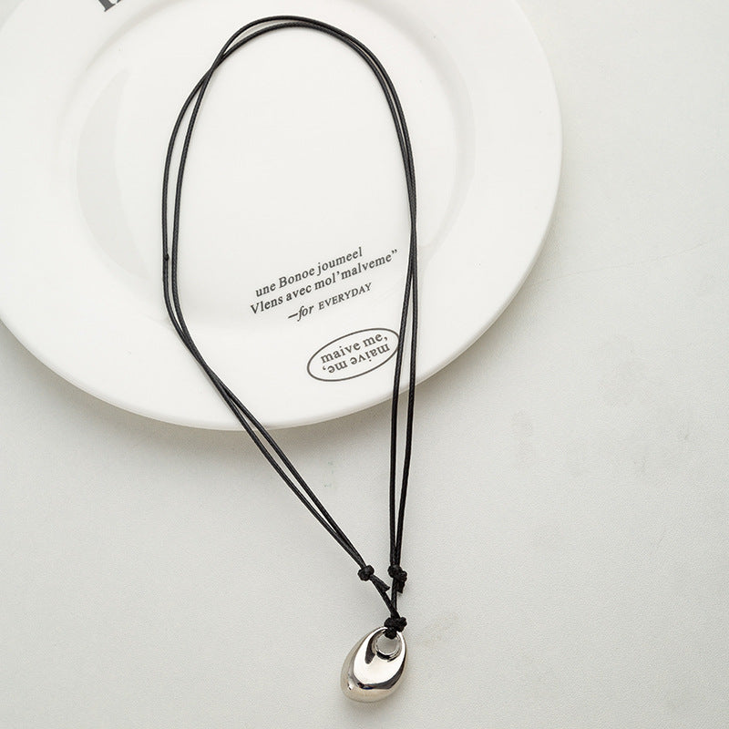 Rope Beanie Female Minority Simple High-grade Sense Sweater Necklaces