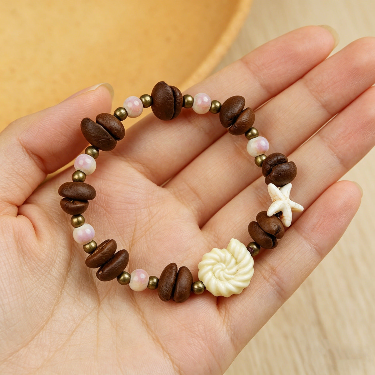 Ocean Ceramic Summer Travel With High Sense Niche Beaded Bracelet