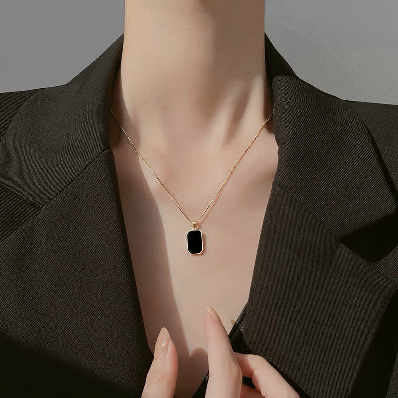 Double-sided Female Light Luxury Minority High Necklace