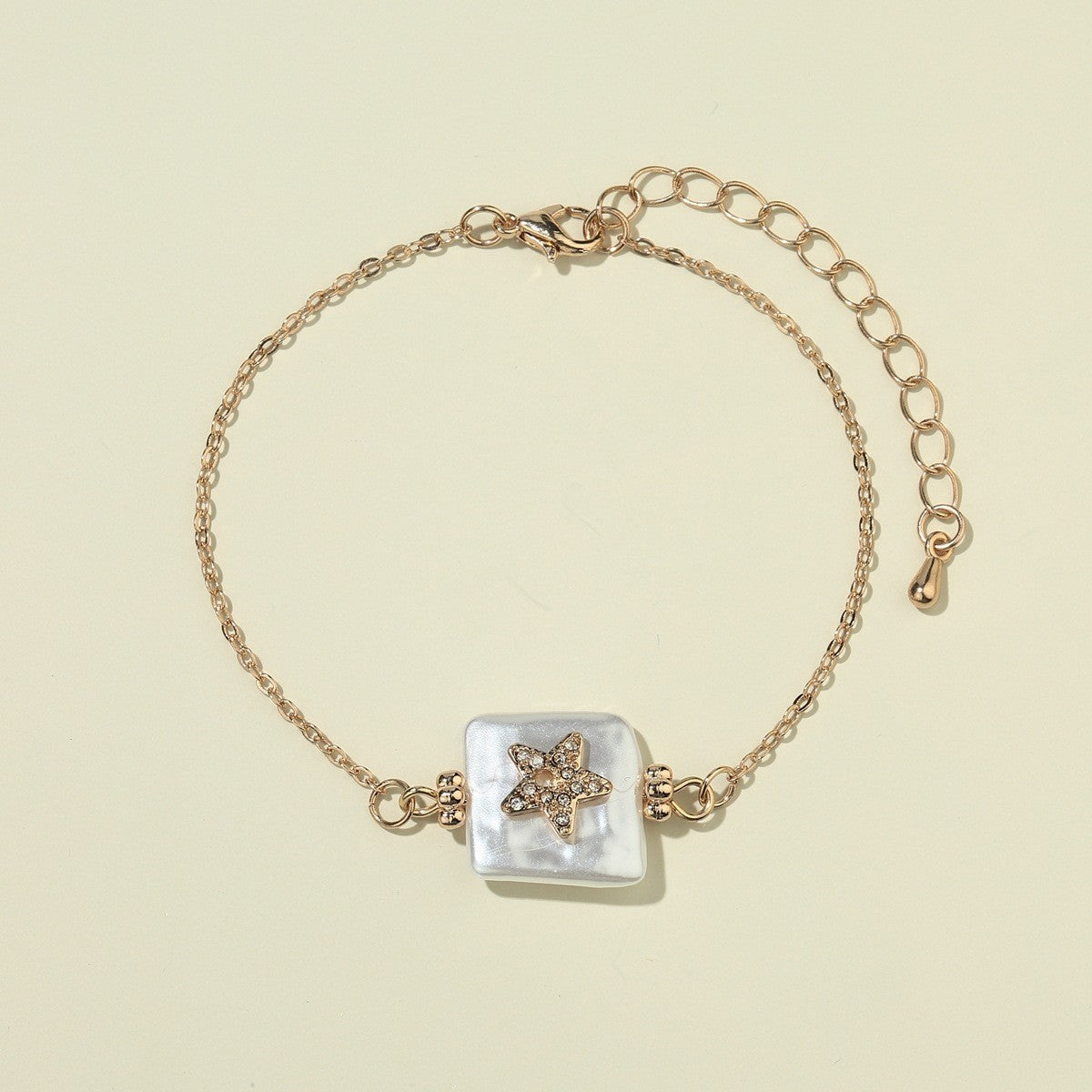 Style Personality Retro Alloy Turquoise Stretch Bracelets