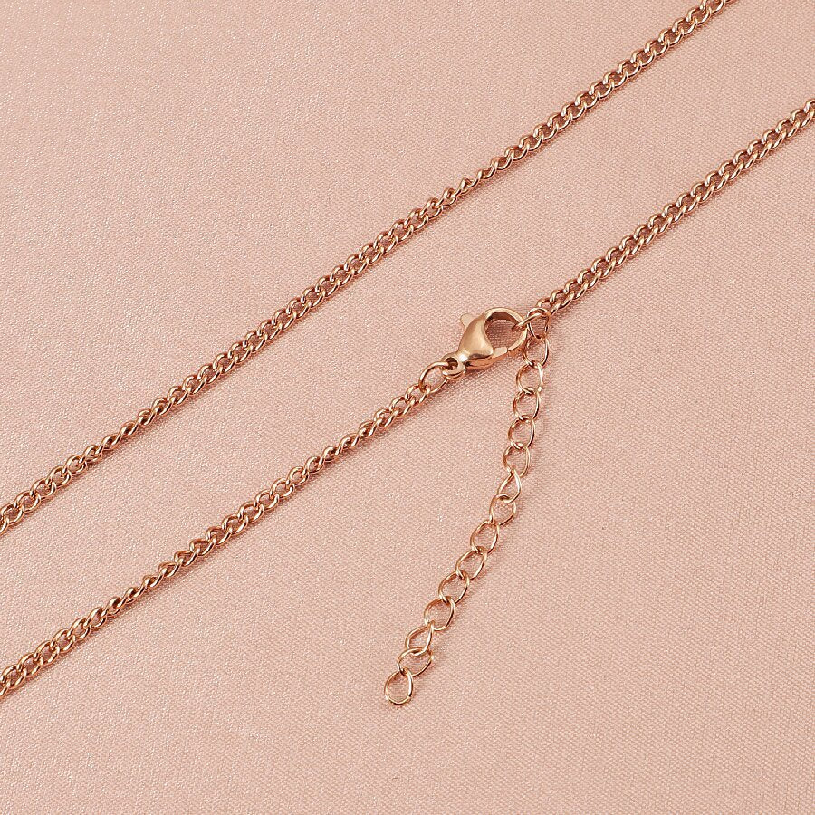 Stainless Steel Parts Titanium Chain Curb Necklace