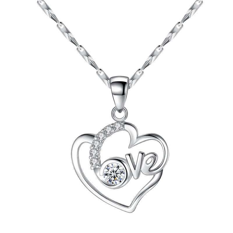 Female Clavicle Chain Love Valentine's Day Pendant