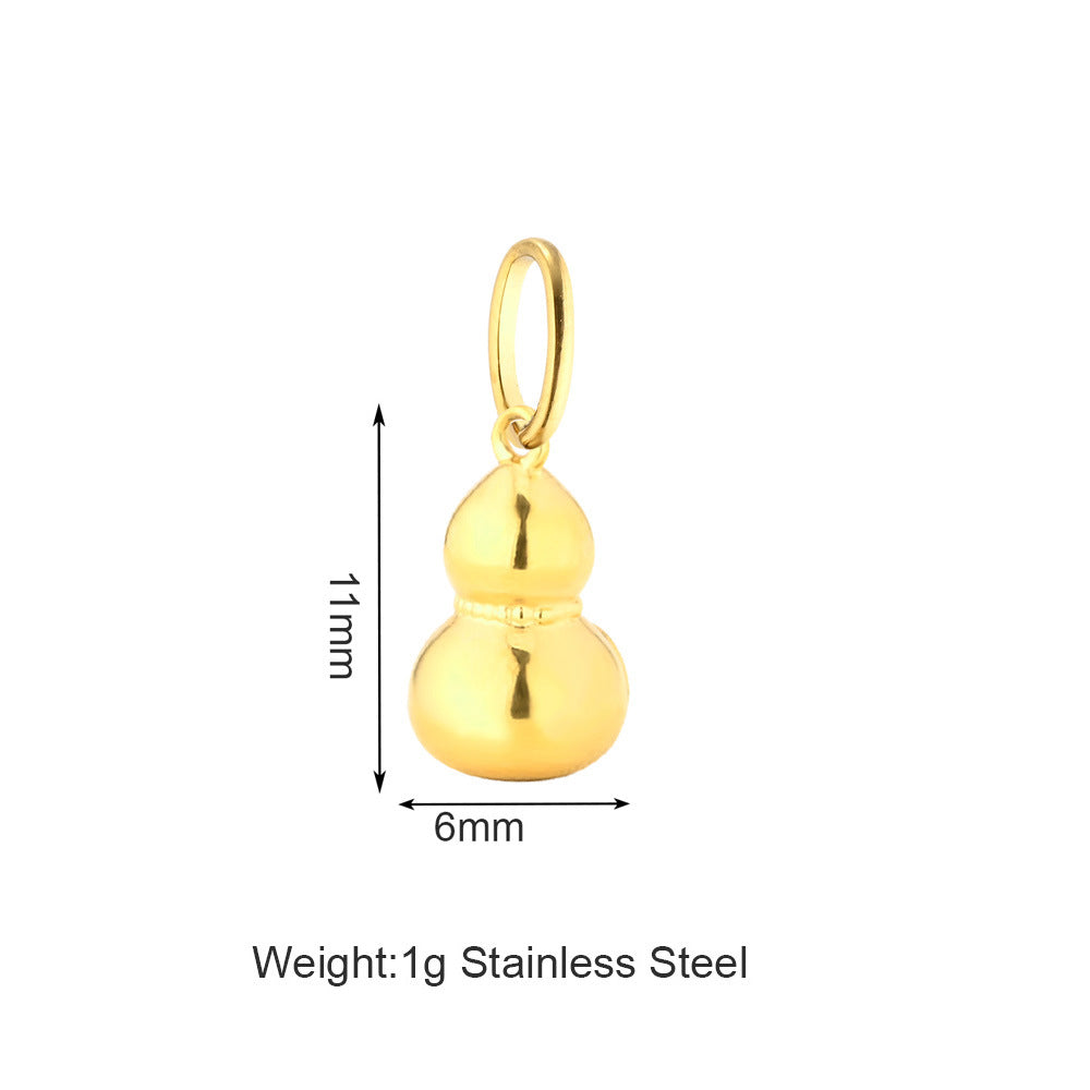 Vacuum Plating White Zirconium Four-leaf Clover Purse More Than Asterism Pendant