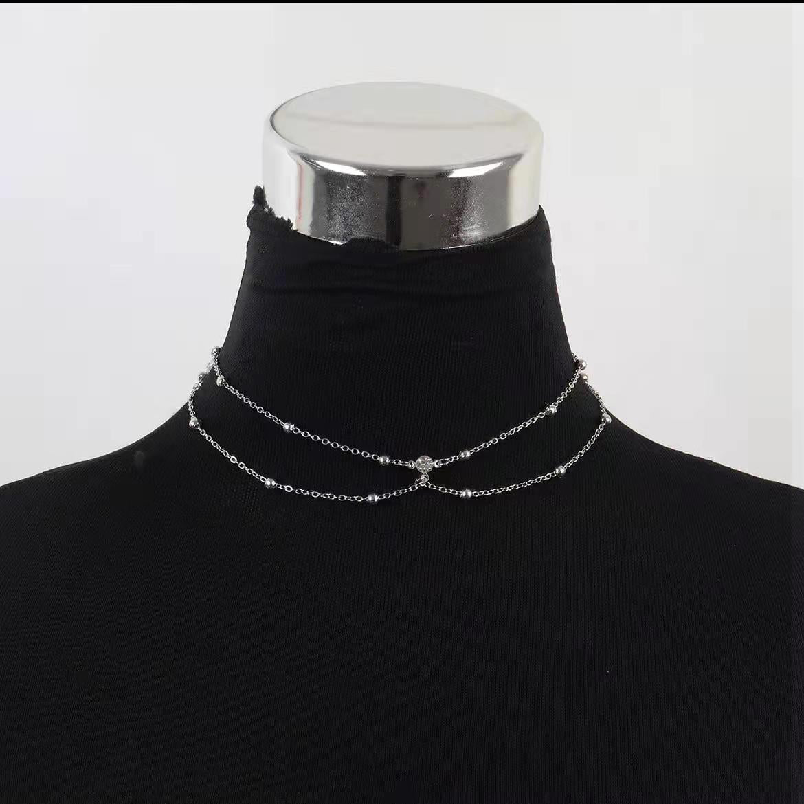 Vacation Giant Beauty Personality Chest Bikini Necklaces