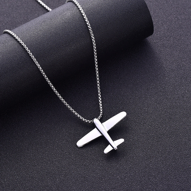 Women's & Men's Steel Hip Hop Fashion Catwalk Sweater Necklaces