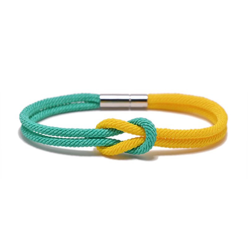 Zhang Support Color Truelove Knot Milan Rope Carrying Strap Bracelet