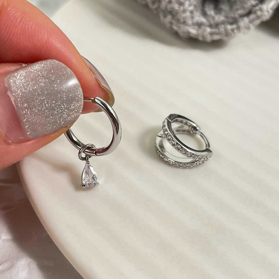 Women's Asymmetric Water Drop Niche Design Premium Unique Ear Earrings