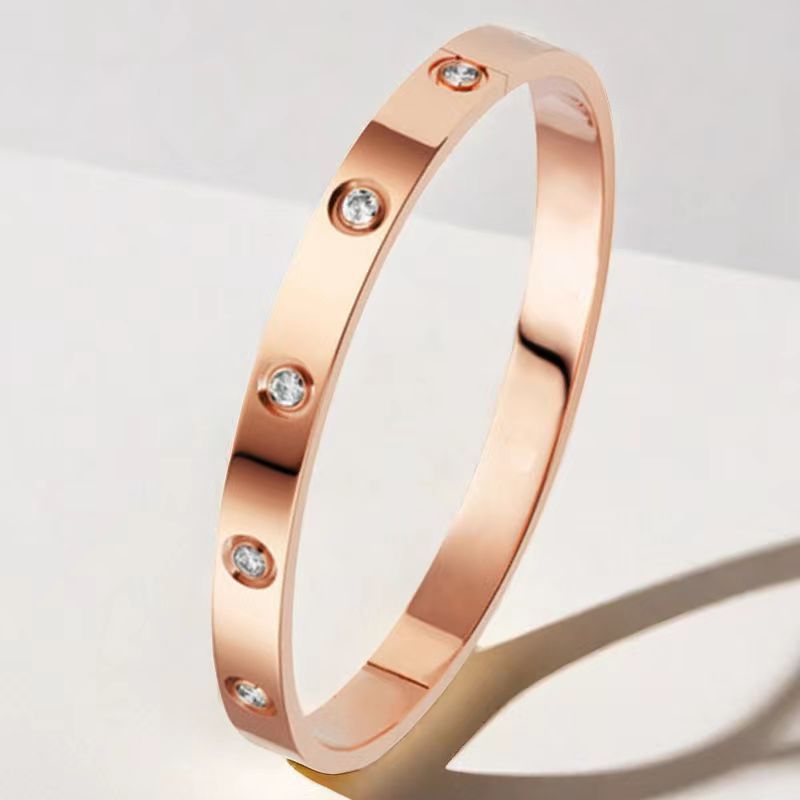 Women's Titanium Steel For High-grade Niche Stainless Bracelet
