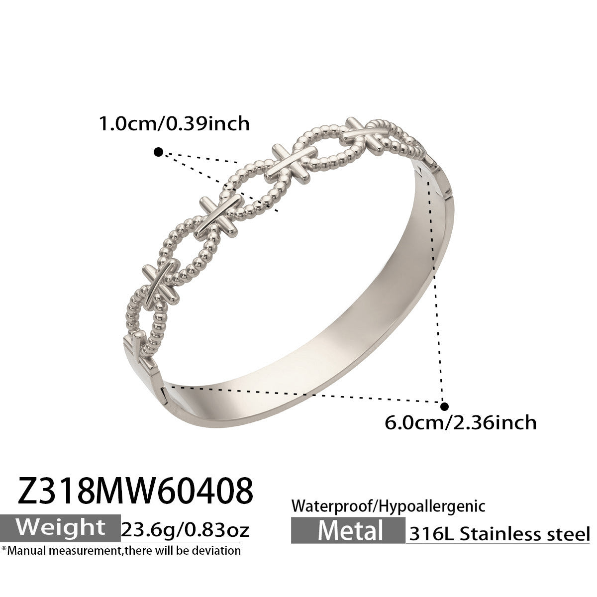 Women's Light Luxury High-grade Stainless Steel Gold Pig Bracelet