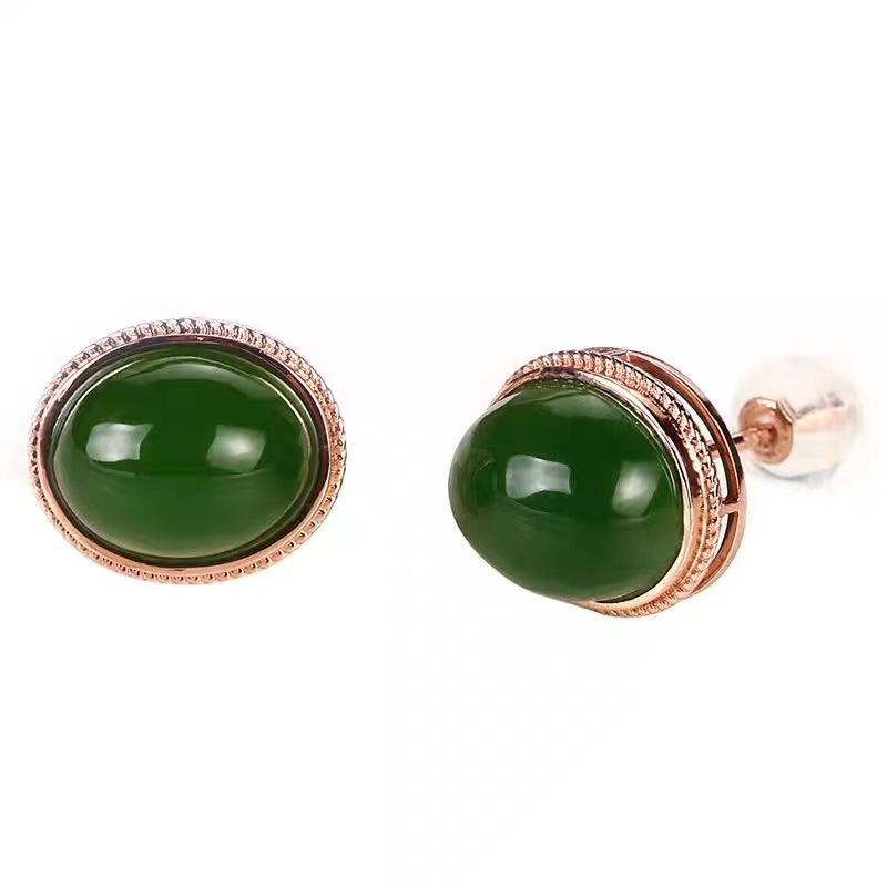 Women's White Water Drop Simple Graceful Sier Ear Hook Earrings