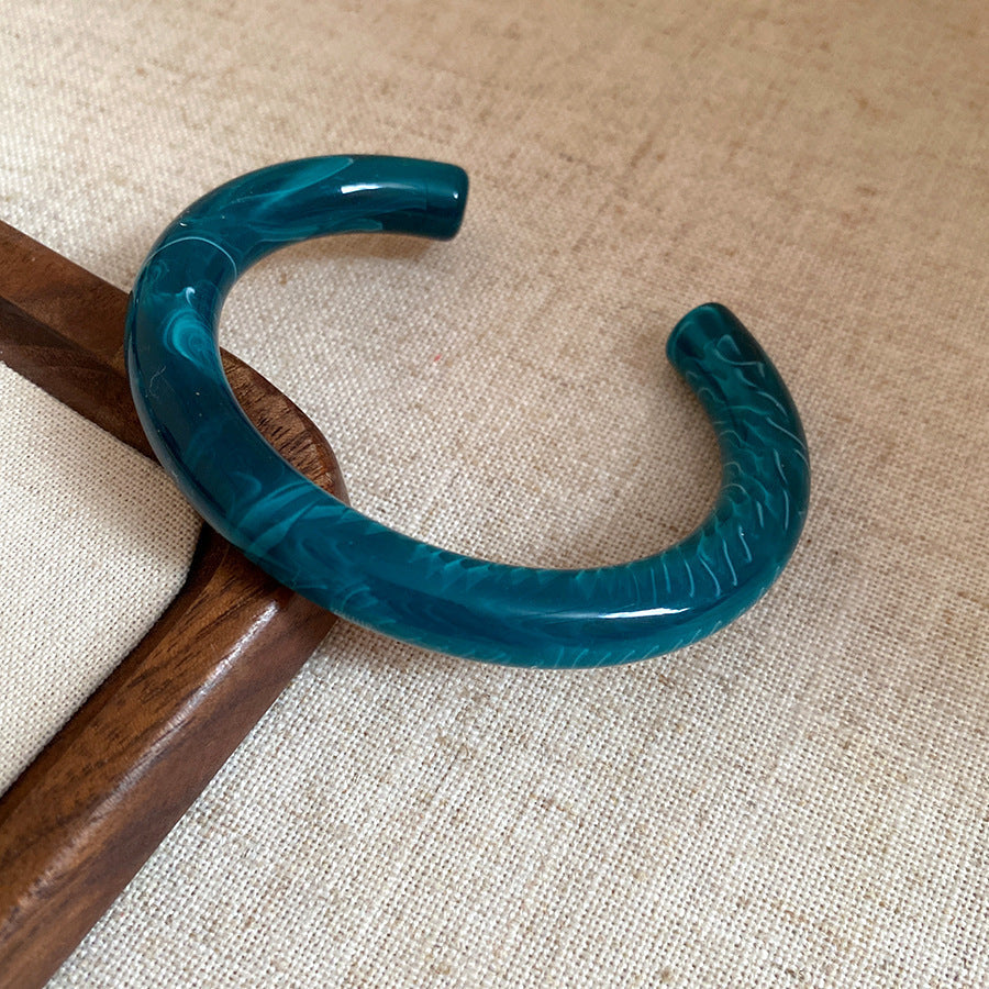 Acrylic Glossy Blooming Korean Style Simple Light Luxury Bracelet