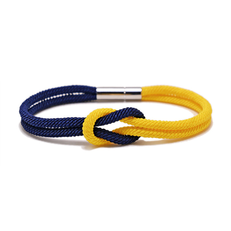 Zhang Support Color Truelove Knot Milan Rope Carrying Strap Bracelet